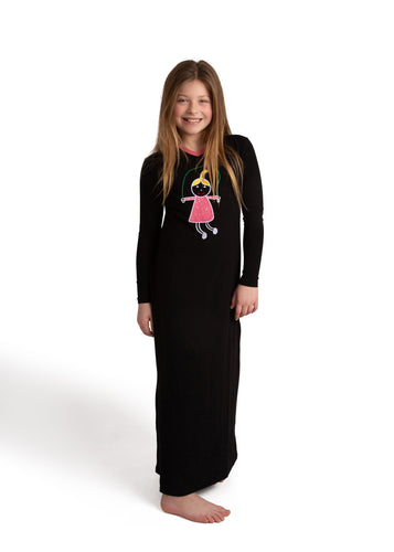 Nightgown For Kids | Girls Rope Doll Nightgown