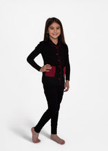 Load image into Gallery viewer, Pajamas For Kids | Black and red pocket Pajamas