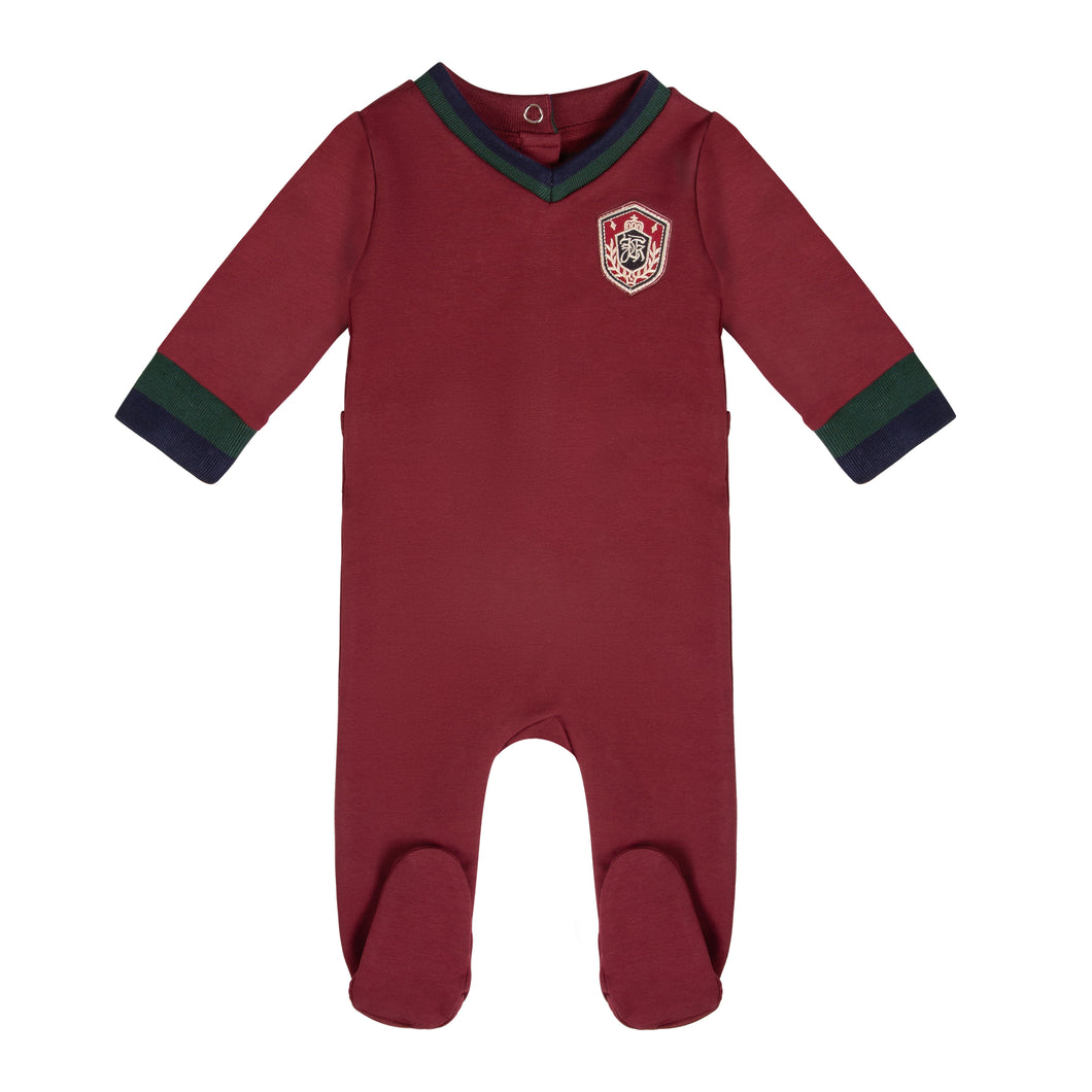 Stretchie For Baby | Maroon Regal Emblem