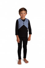 Load image into Gallery viewer, Stretchie For Baby | Blue Vest Footsie