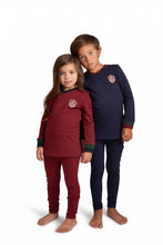 Load image into Gallery viewer, Pajamas For Kids | Navy Regal Emblem Pajama Set