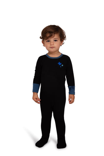 Stretchie For Baby | Star Embroidered Onsie