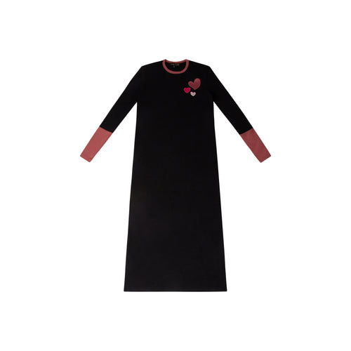 Nightgown For Kids | Heart Embroidered Nightgown