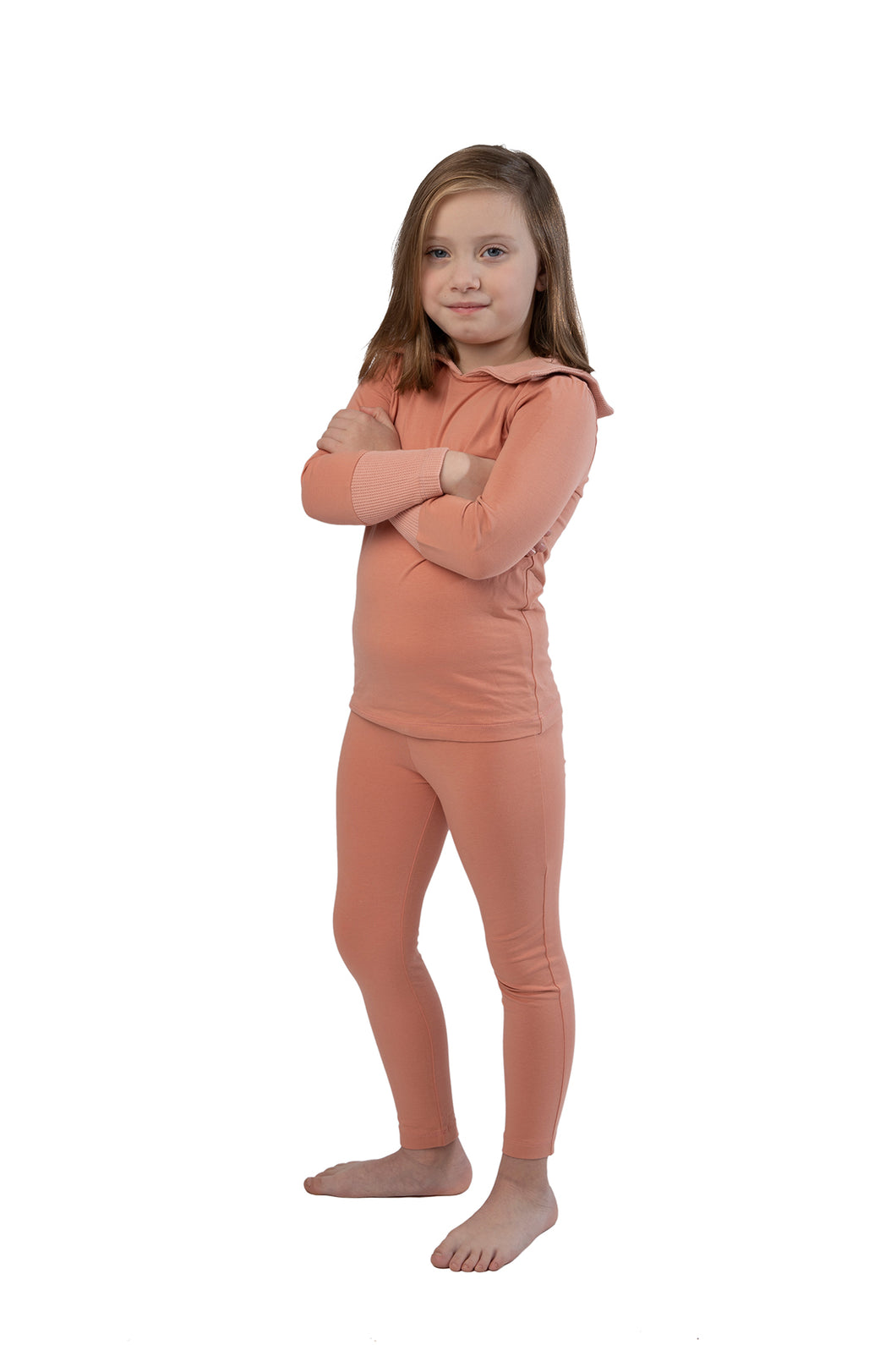 Pajamas For Kids | Pink Classy Soft Cotton Waffle